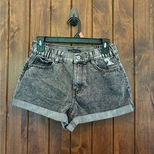 Women’s Dark Gray Denim Shorts